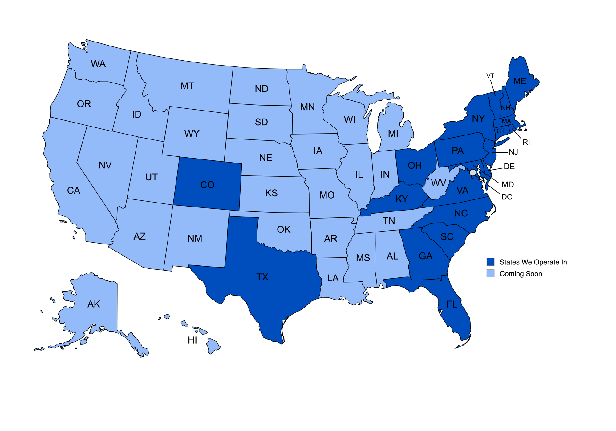 Safeguard Weather Outlook Service Areas